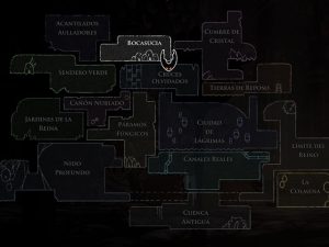 Mapa de Hollow Knight
