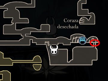 Corte Rápido Hollow Knight Localización Mapa