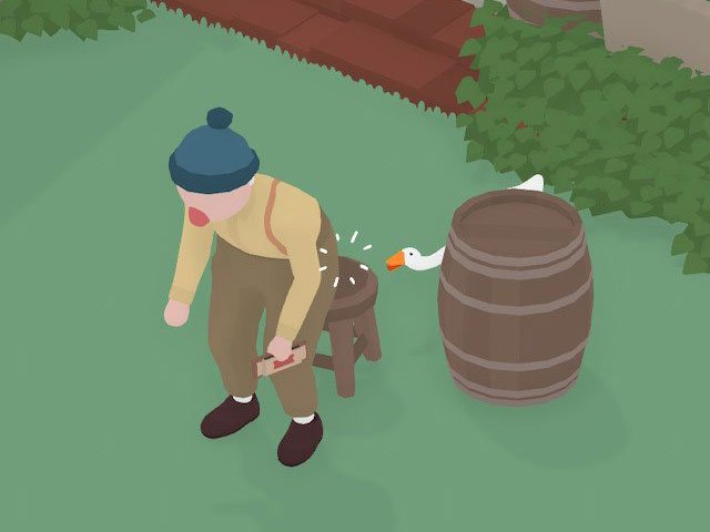 Tareas del Bar en Untitled Goose Game