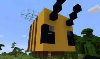 Cómo Hacer una Casa de Abeja en Minecraft