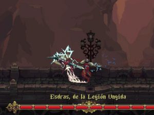 Esdras de la Legión Ungida en Blasphemous