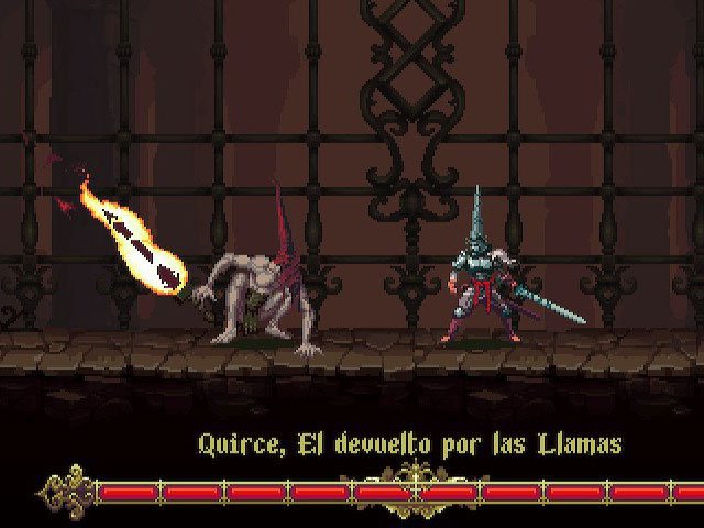 Quirce el Devuelto de las Llamas en Blasphemous