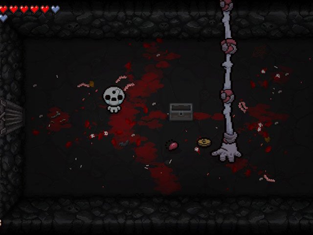 Gnawed Lead y Daddy Longlegs en The Binding of Isaac