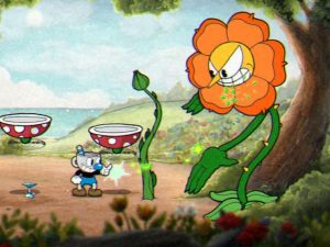 Flor Ypondio en Cuphead