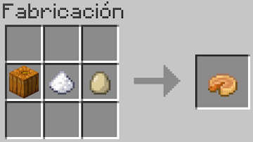 Receta de la Tarta de Calabaza en Minecraft