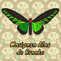 Mariposa Alas de Brooke en Animal Crossing New Horizons