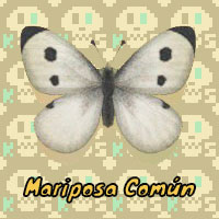 Mariposa Común en Animal Crossing New Horizons