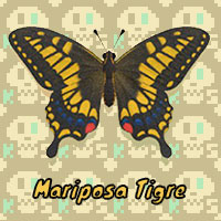 Mariposa Tigre en Animal Crossing New Horizons