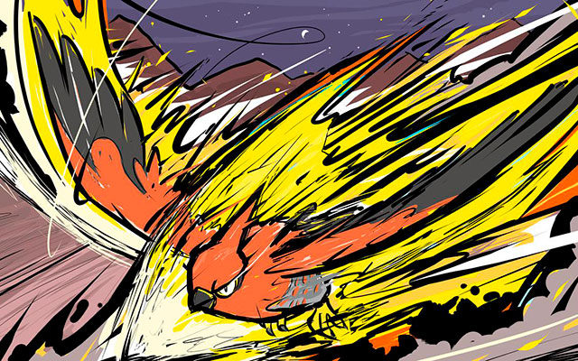 Talonflame en Pokémon