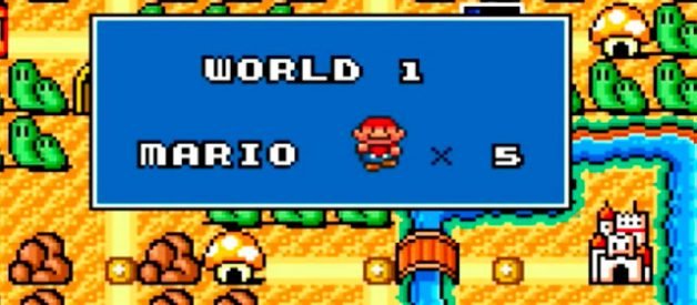 Mundo 1 en Super Mario Bros 3