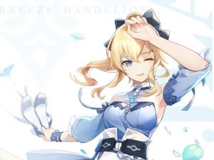 Skin Sueño de la Brisa Marina de Jean en Genshin Impact