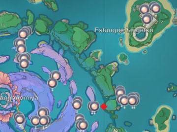 Localización en el Mapa de la Perla de Coral
