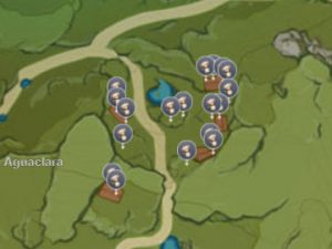 Localización de Seta Filanemo en Aldea Aguaclara