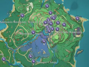 Localización del Escaradiablo en la Isla Narukami