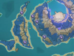 Localización del Escaradiablo en la Isla Seirai