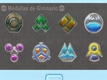 Medallas de los Gimnasios en Pokémon Diamante Brillante y Perla Reluciente