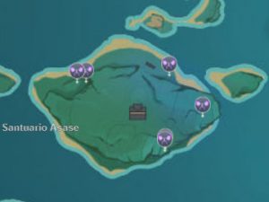 Localización de Cristalópteros en el Santuario Asase