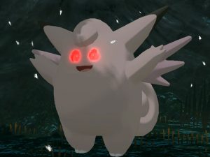 Clefable Alfa en Leyendas Pokémon Arceus