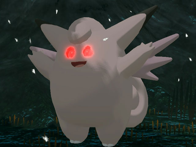 Clefable Alfa en Leyendas Pokémon Arceus