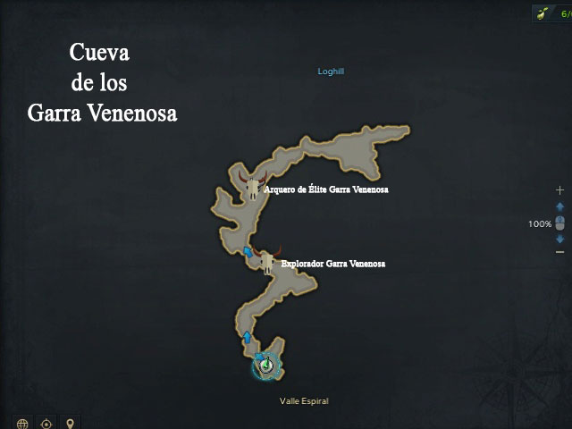 Monstruos en Cueva de los Garra Venenosa