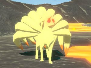 Ninetales Alfa en Leyendas Pokémon Arceus