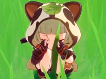 Sayu de Genshin Impact Llorando