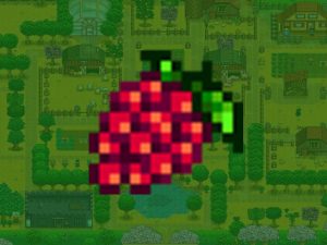 Frambuesa en Stardew Valley