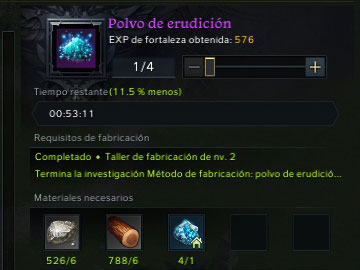 Polvo de Erudición en Lost Ark