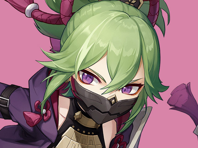 Kuki Shinobu en Genshin Impact