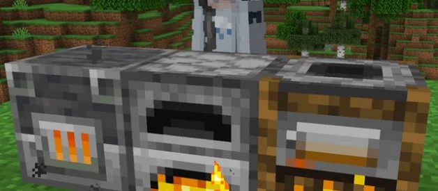 Horno, Alto Horno y Ahumador en Minecraft Horno, Alto Horno y Ahumador en Minecraft