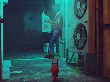 Blazer: Robot Contacto del Mensaje en Stray