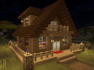 Casa de Madera en Minecraft