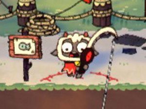 Pesca en Cult of the Lamb