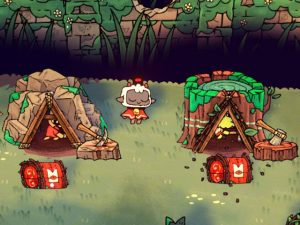 Piedra y Madera en Cult of the Lamb
