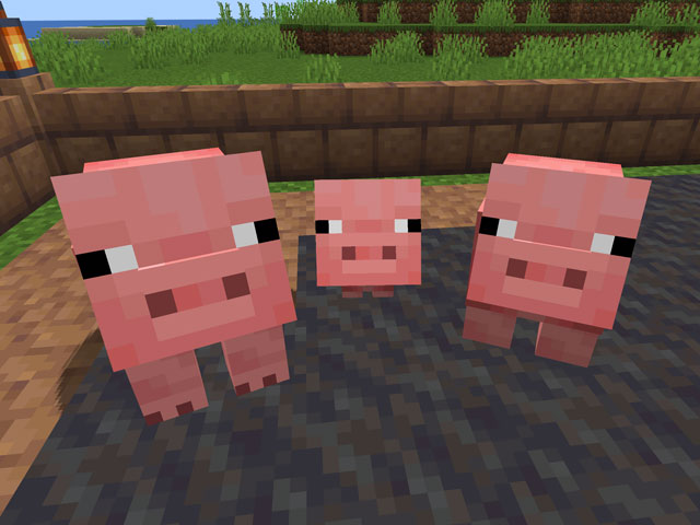Cerdo en Minecraft
