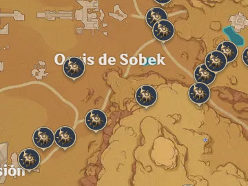 Localización del Escarabajo Dorado en la Duna de la Evasión