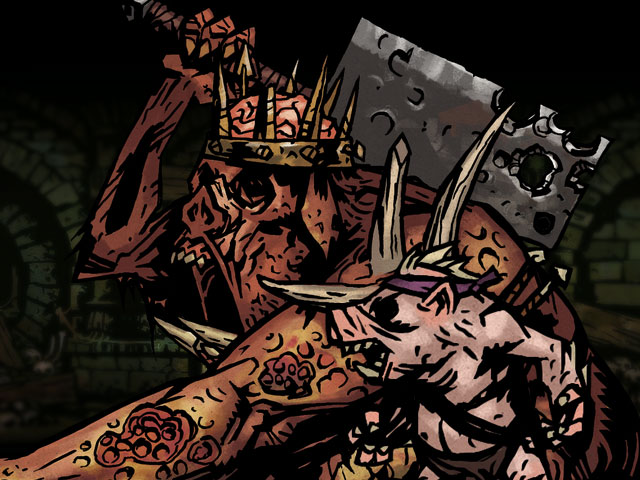 Jefe Porcino en Darkest Dungeon