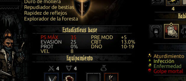 Estadísticas o Atributos en Darkest Dungeon Estadísticas o Atributos en Darkest Dungeon