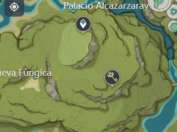 Localización del Santuario de las Profundidades de la Cueva Fúngica