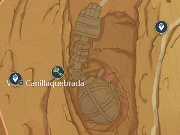 Localización del Santuario de las Profundidades del Valle Canillaquebrada