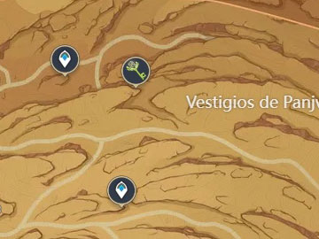 Localización del Santuario de las Profundidades del Vestigio de Panjvahe