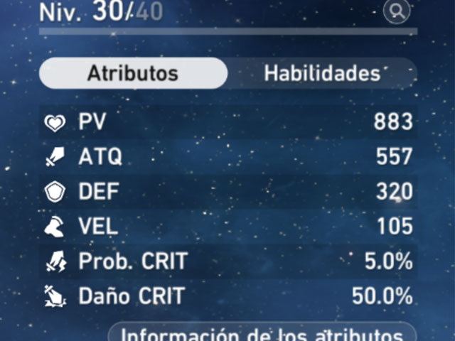 Atributos en Honkai Star Rail