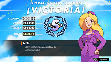 Rango S en la Misión 1 de Advance Wars
