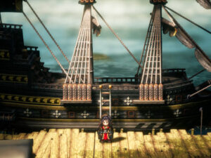 Barco en Octopath Traveler 2