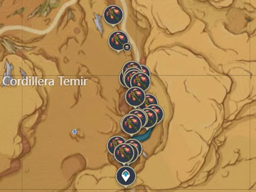 Localización de la Flor Funeraria en el Desierto de Layarvard