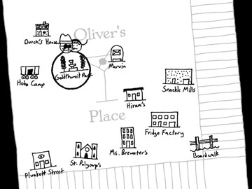 Mapa de Shadows Over Loathing