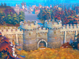 Muralla con Puerta y Torres en Fabledom