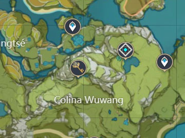 Localización del Santuario de las Profundidades de la Colina Wuwang