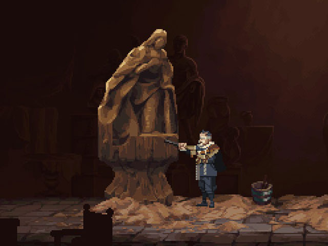 Montañés el Escultor en Blasphemous 2