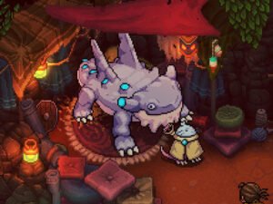 Malkomud y Rockie en Sea of Stars